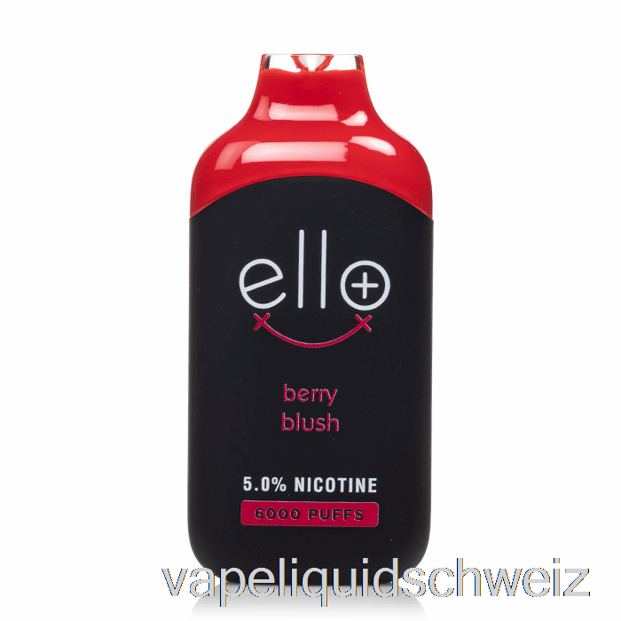 Blvk Ello Plus 6000 Einweg-Beeren-Blush-Eis-Vape-Flüssigkeit E-Liquid Schweiz